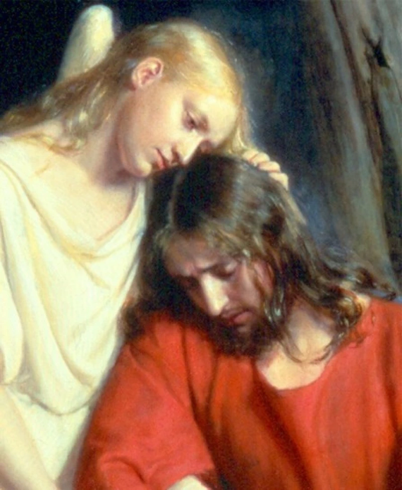 Nel Getsemani, 1873 - Frederiksborg Castle, dettaglio